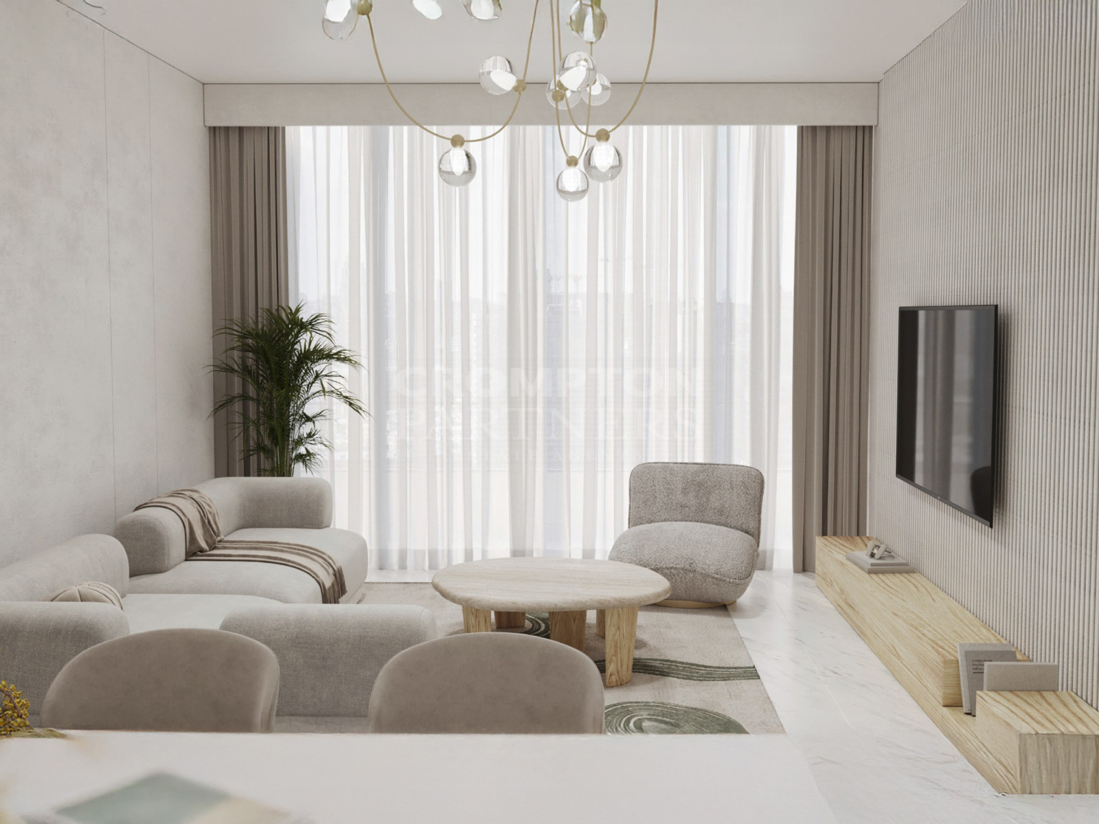 Full Sea View | 2BR plus Maid | Low Premium - Photo 2