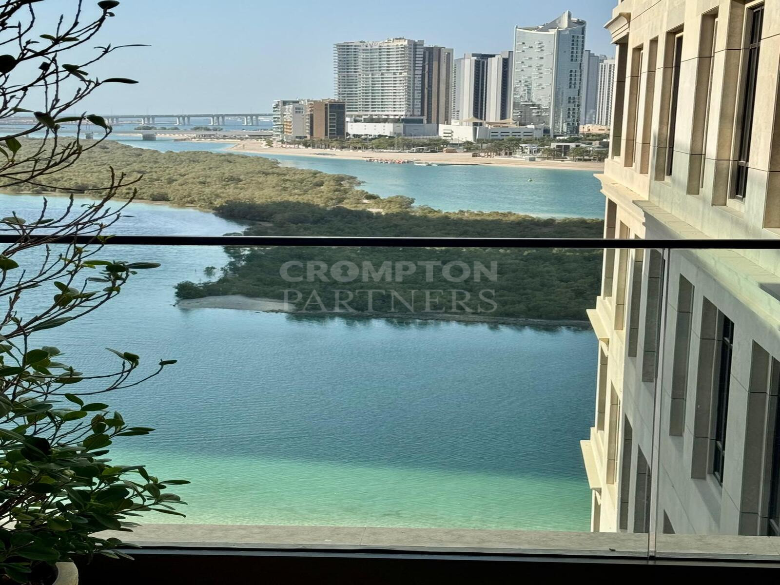 Corner 2BR+M | High Floor | Mangrove Views