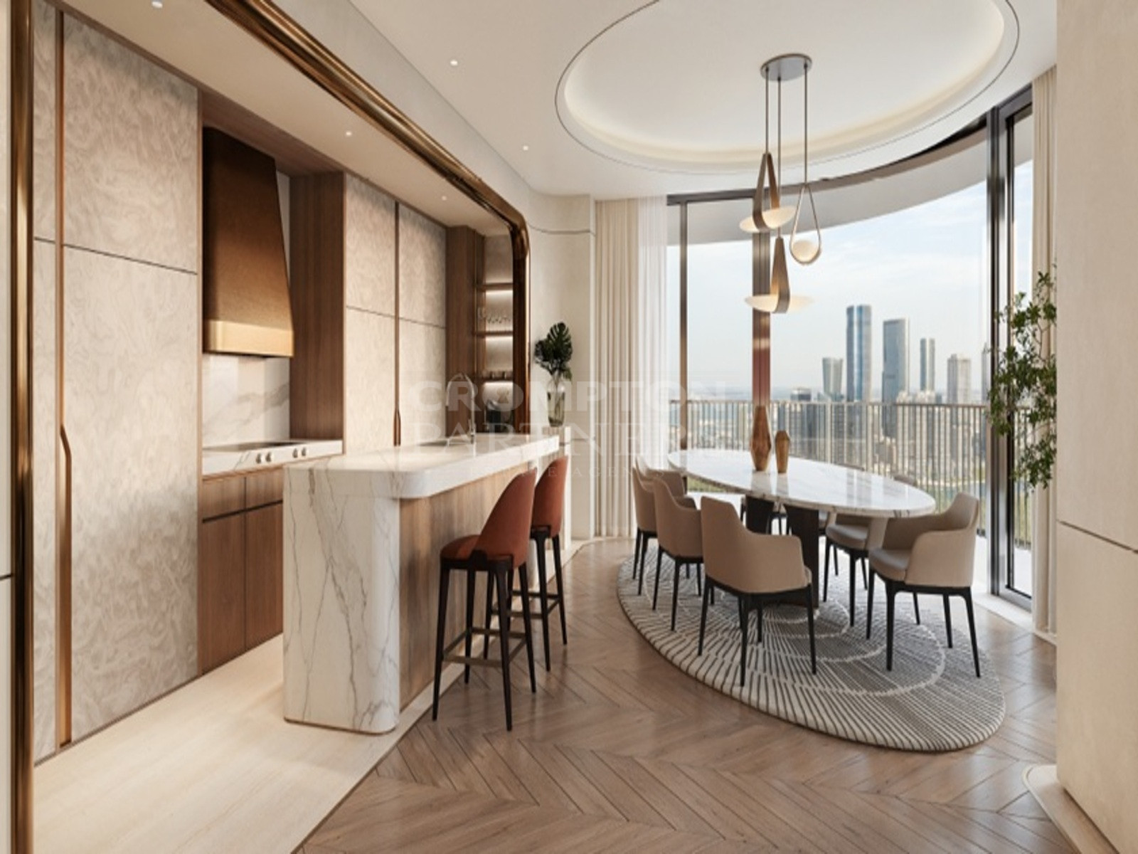 St. Regis Branded 1BR | Canal View | High Floor - Photo 3