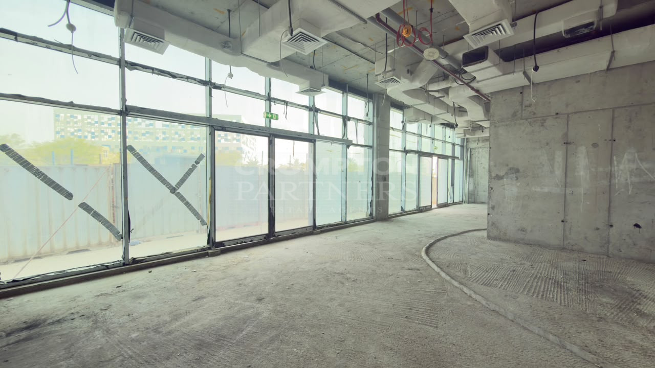 165 SQM Shell and Core | Shop for Rent | Al Raha